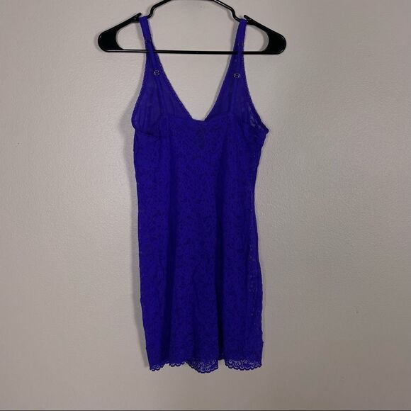 Victoria’s Secret Purple The Lacie Lace Lingerie Slip Dress - Picture 2 of 10